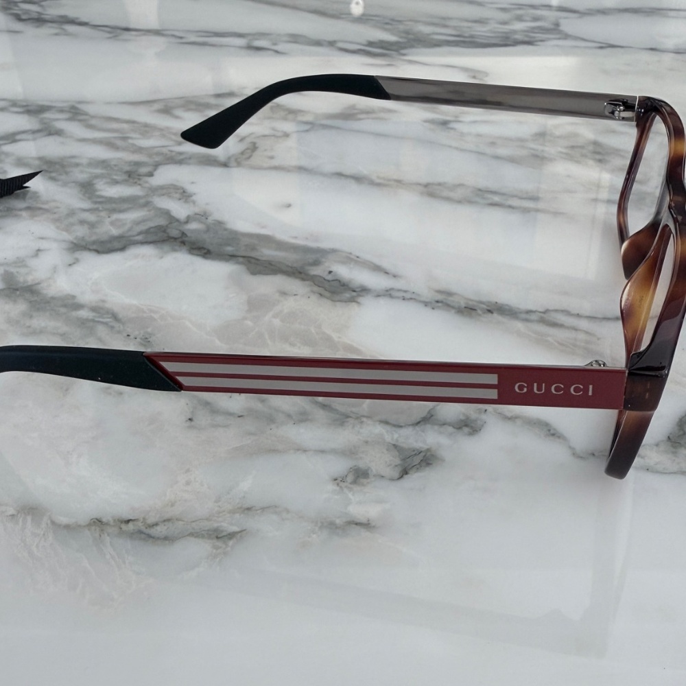 Gucci Eyeglasses, Tortoise brown, GG0692O, 55/16 150 - Picture 3 of 7